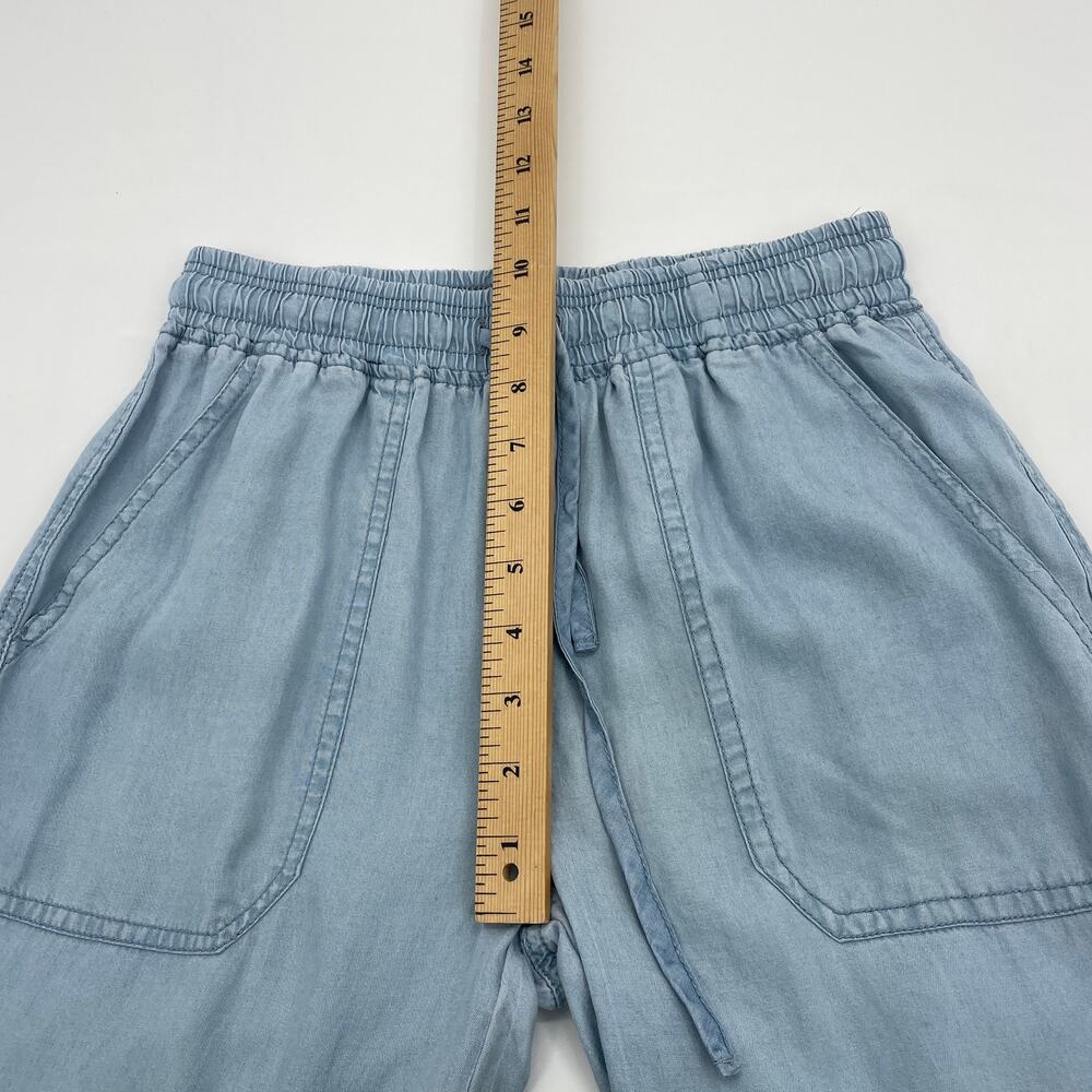 New THREAD & SUPPLY Casual Pant Women's Size XS Chambray Ruched Jogger High Rise - Picture 9 of 10